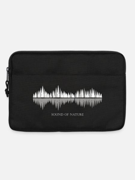 Sound of Nature - Winter - Laptoptasche 13" - Schwarz