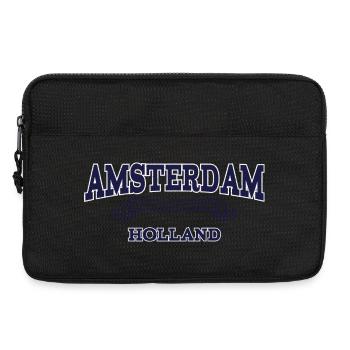 Amsterdam Holland Varsity Banner - Laptop bag 13" - black - Front