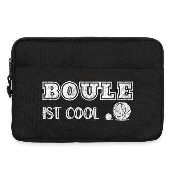 Boule ist cool Spiel Petanque Boules Boulekugel - Laptoptasche 13" - Schwarz - Vorne