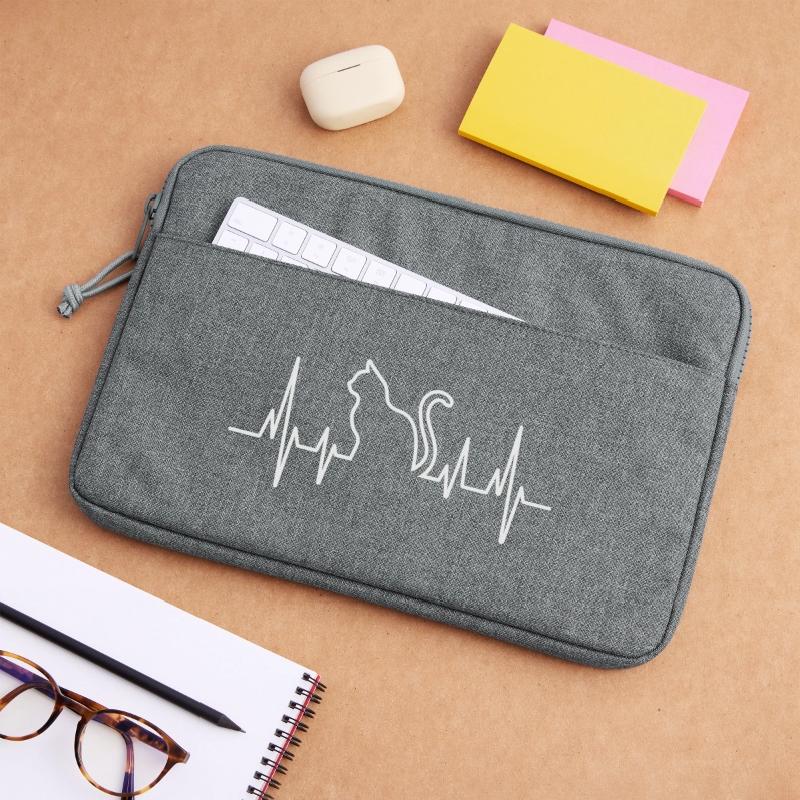 Conception de pull en forme de cœur de chat Sacoche pour ordinateur portable 13 pouces