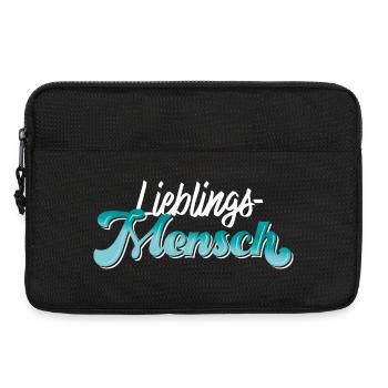 Lieblingsmensch - Laptoptasche 13" - Schwarz - Vorne