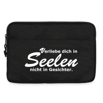 Seelen Dualseelen Zwillingsseelen - Laptoptasche 13" - Schwarz - Vorne