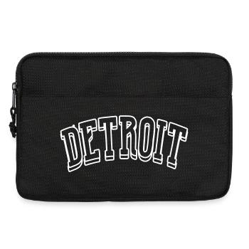 detroit shirt - Laptoptasche 13" - Schwarz - Vorne