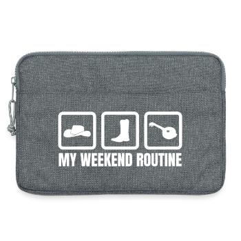 Banjo Routine du week-end - Sacoche pour ordinateur portable 13 pouces - gris chiné - Devant