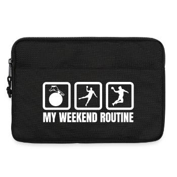 Meine Wochenendroutine - Laptoptasche 13" - Schwarz - Vorne