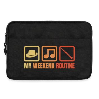 Klarinettisten Wochenende - Laptoptasche 13" - Schwarz - Vorne