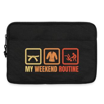Judo Routine - Laptop bag 13" - black - Front