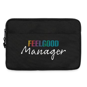 Design FeelgoodManager white colorful - Laptop bag 13" - black - Front