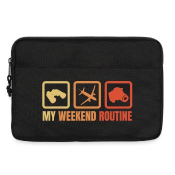 Ma routine du week-end - Sacoche pour ordinateur portable 13 pouces - noir - Devant