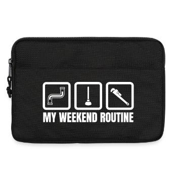 Week-end de l’installateur - Sacoche pour ordinateur portable 13 pouces - noir - Devant