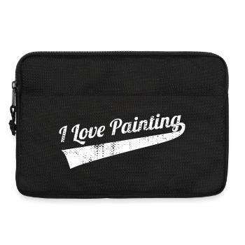 Maler Lackierer Liebe - Laptoptasche 13" - Schwarz - Vorne