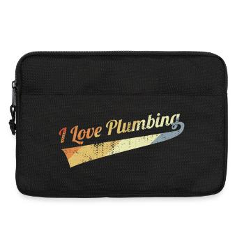 J’adore la plomberie - Sacoche pour ordinateur portable 13 pouces - noir - Devant