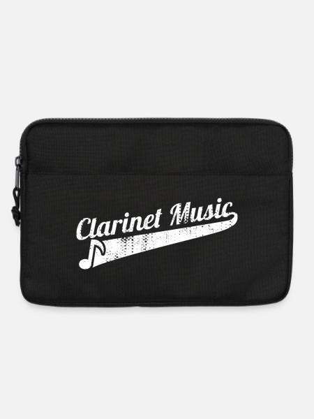 Funny Clarinet Music - Laptop bag 13" - black
