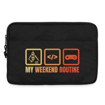 Game Dev Wochenende - Laptoptasche 13" - Schwarz - Vorne