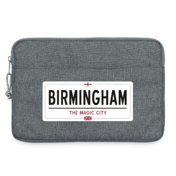 Birmingham place name sign - Laptop bag 13" - heather grey - Front