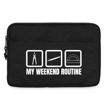 Architect Weekend Routine - Laptop bag 13" - black - Front