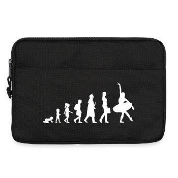 From child to ballerina - Laptop bag 13" - black - Front