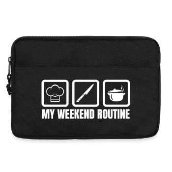 Cook Weekend - Laptop bag 13" - black - Front