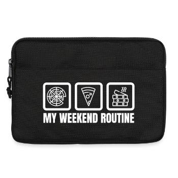 Meine Wochenendroutine - Laptoptasche 13" - Schwarz - Vorne
