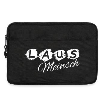 Lausmeinsch - Lausmädl - cheeky girl, dialect - Laptop bag 13" - black - Front