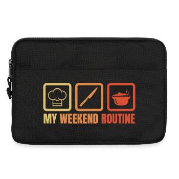 Weekend Cooking - Laptop bag 13" - black - Front