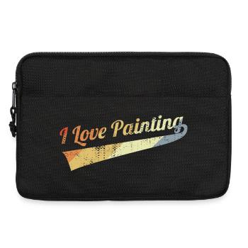 I Love Painting - Laptoptasche 13" - Schwarz - Vorne
