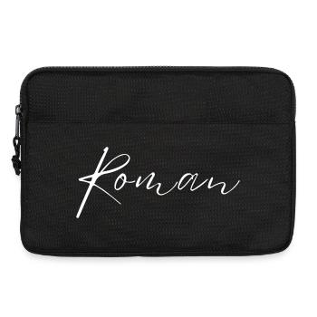 Roman Name T-Shirt Geschenk Für Männer - Laptoptasche 13" - Schwarz - Vorne