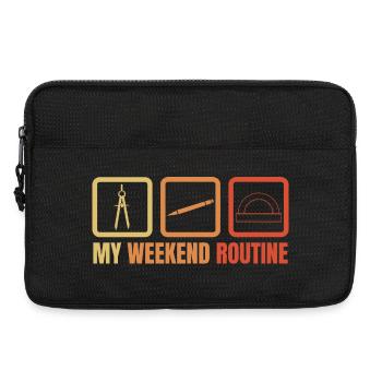 Architektur Wochenende - Laptoptasche 13" - Schwarz - Vorne
