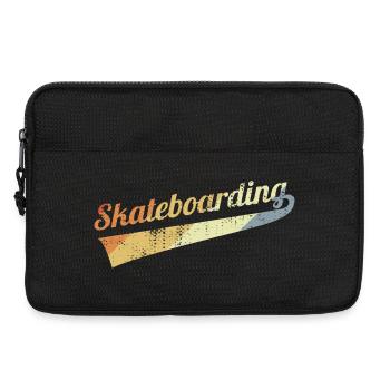 Retro Skateboarding - Laptoptasche 13" - Schwarz - Vorne
