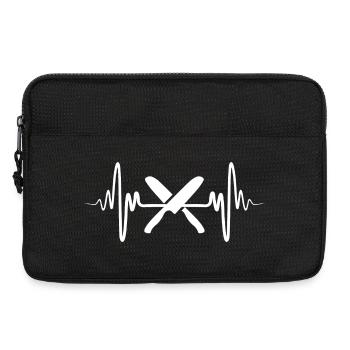 Couteau de chef Heartbeat - Sacoche pour ordinateur portable 13 pouces - noir - Devant