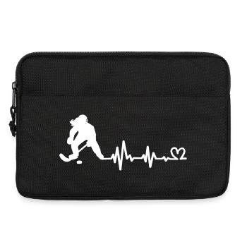 Eishockey Eishockeyspielerin - Laptoptasche 13" - Schwarz - Vorne