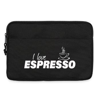 I LOVE ESPRESSO - Laptoptasche 13" - Schwarz - Vorne