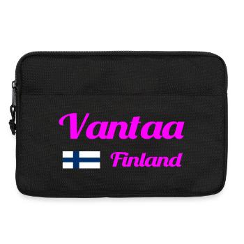Vantaa Finnland Drucken - Laptoptasche 13" - Schwarz - Vorne