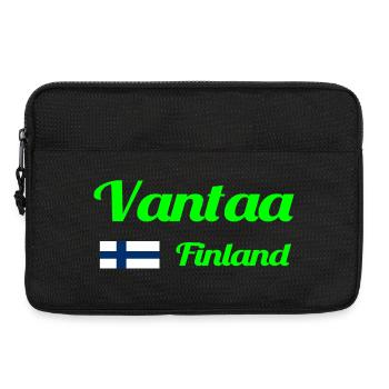 Vantaa Finland Print - Laptop bag 13" - black - Front