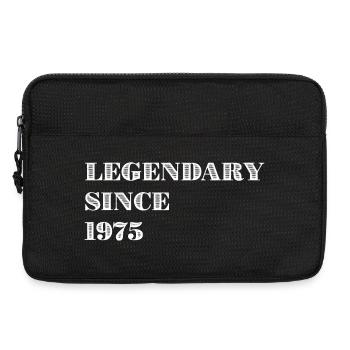 Vintage 1975 Legendary Since Graphic - Laptop bag 13" - black - Front
