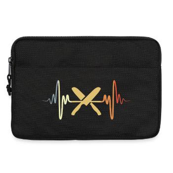 Chef's Knife Heart Palpitations - Laptop bag 13" - black - Front