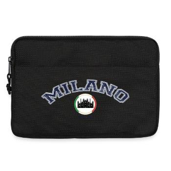 Mailand, Milano, Milan - Laptoptasche 13" - Schwarz - Vorne