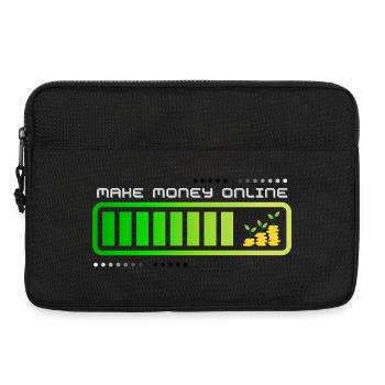 Money Maker Gagner de l’argent en ligne Cadeaux amusants - Sacoche pour ordinateur portable 13 pouces - noir - Devant