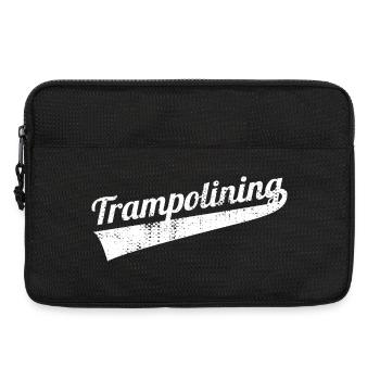 Lustiges Trampolinspringen - Laptoptasche 13" - Schwarz - Vorne