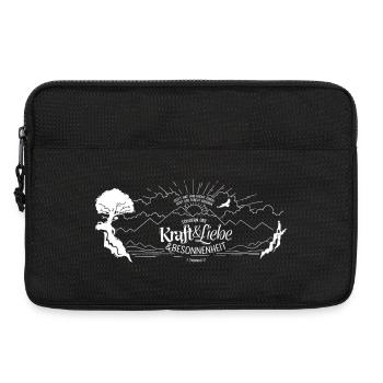 Gott hat uns keinen Geist der Furcht gegeben - Laptoptasche 13" - Schwarz - Vorne