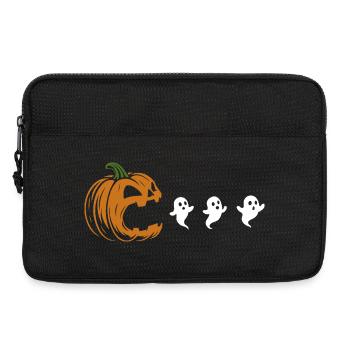 Fantôme, Costume de fête d’Halloween - Jeu de citrouille - Sacoche pour ordinateur portable 13 pouces - noir - Devant