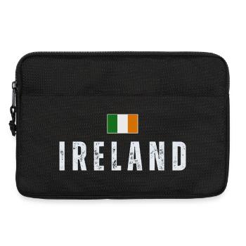 Flag of Ireland, Irish Pride - Laptop bag 13" - black - Front