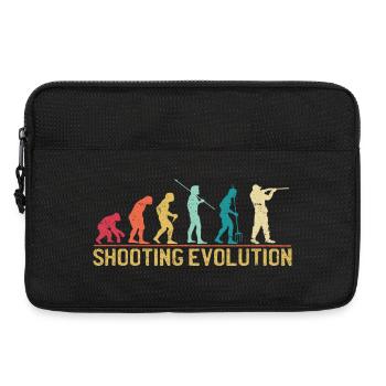 Shooting Evolution Progression Design - Laptop bag 13" - black - Front