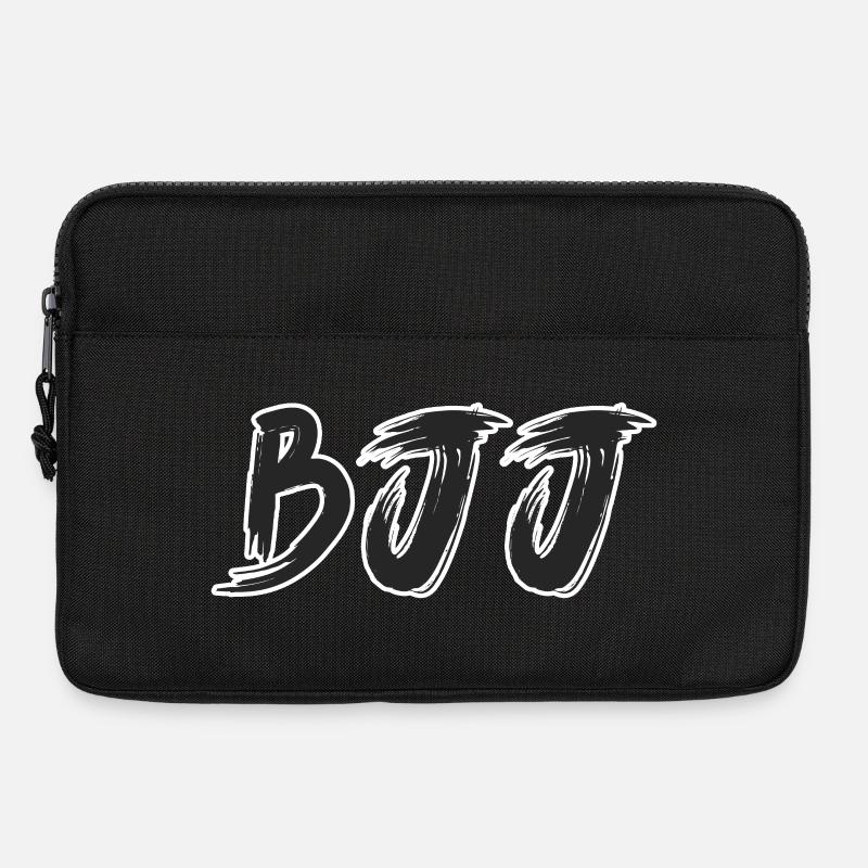 BJJ Schwarzer Gürtel – Jiu Jitsu Rang Design - Laptoptasche 13" - Schwarz