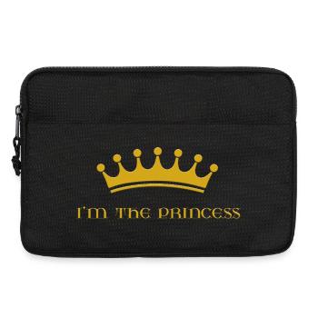 Je suis la princesse - Sacoche pour ordinateur portable 13 pouces - noir - Devant
