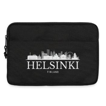 Helsinki Skyline, Helsinki Finland - Laptop bag 13" - black - Front