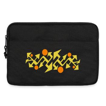 Abstraktes Muster von Cean - Laptoptasche 13" - Schwarz - Vorne