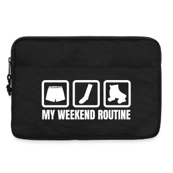 Meine Wochenendroutine - Laptoptasche 13" - Schwarz - Vorne