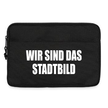 Nous sommes le paysage urbain - Sacoche pour ordinateur portable 13 pouces - noir - Devant