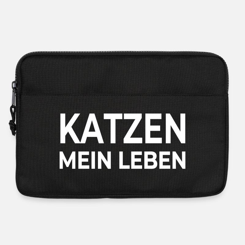 Katzen - Laptoptasche 13" - Schwarz